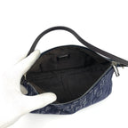FENDI ZUCCA DENIM SHOULDER BAG
