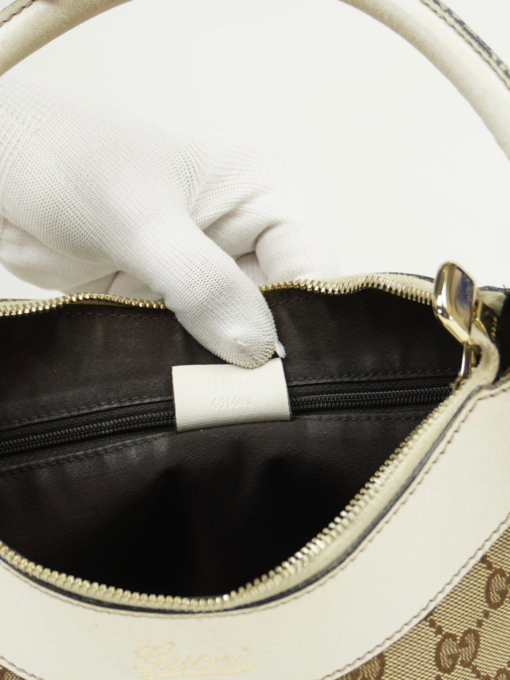GUCCI MONOGRAM ABBEY BAG