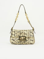 FENDI SNAKESKIN BAGUETTE BAG