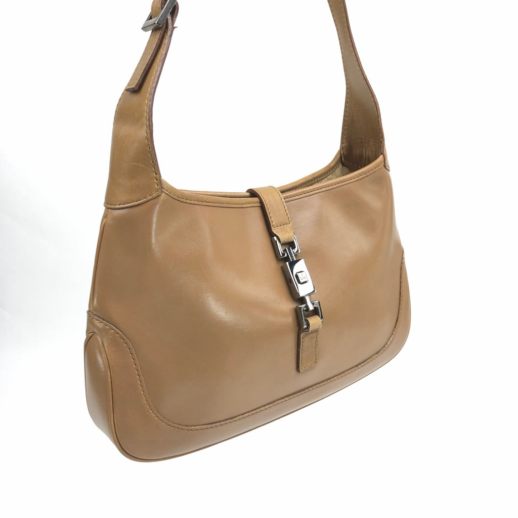 GUCCI JACKIE LEATHER SHOULDER BAG