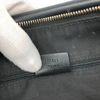 GUCCI MONOGRAM LEATHER ABBEY BAG
