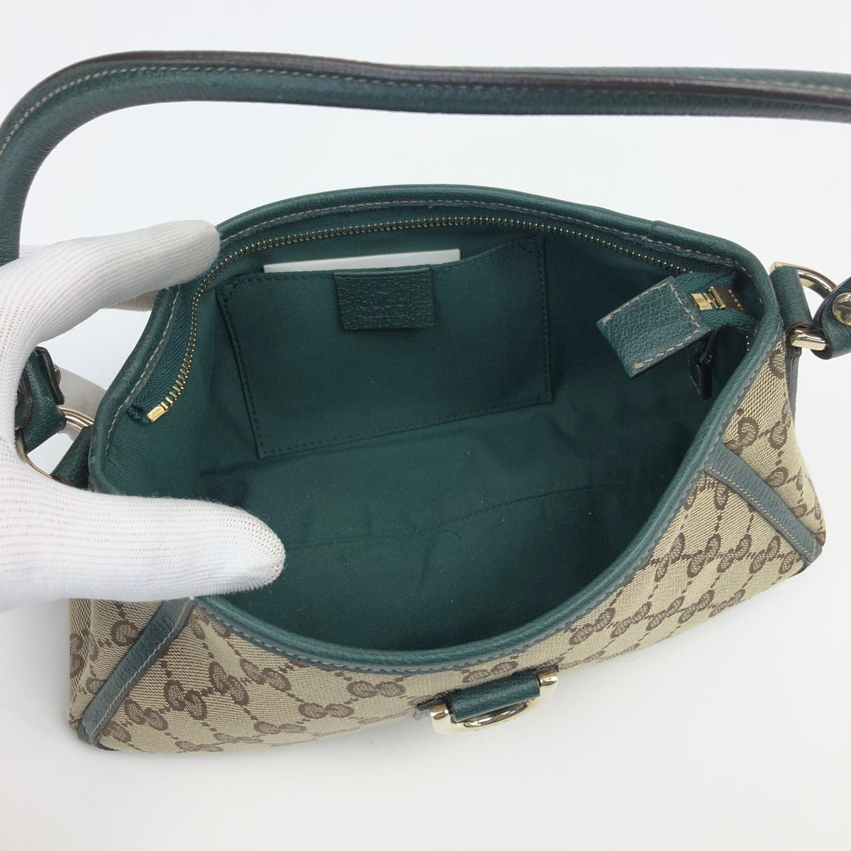 GUCCI MONOGRAM SHOULDER BAG