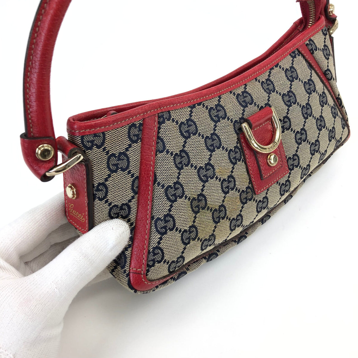 GUCCI MONOGRAM SHOULDER BAG