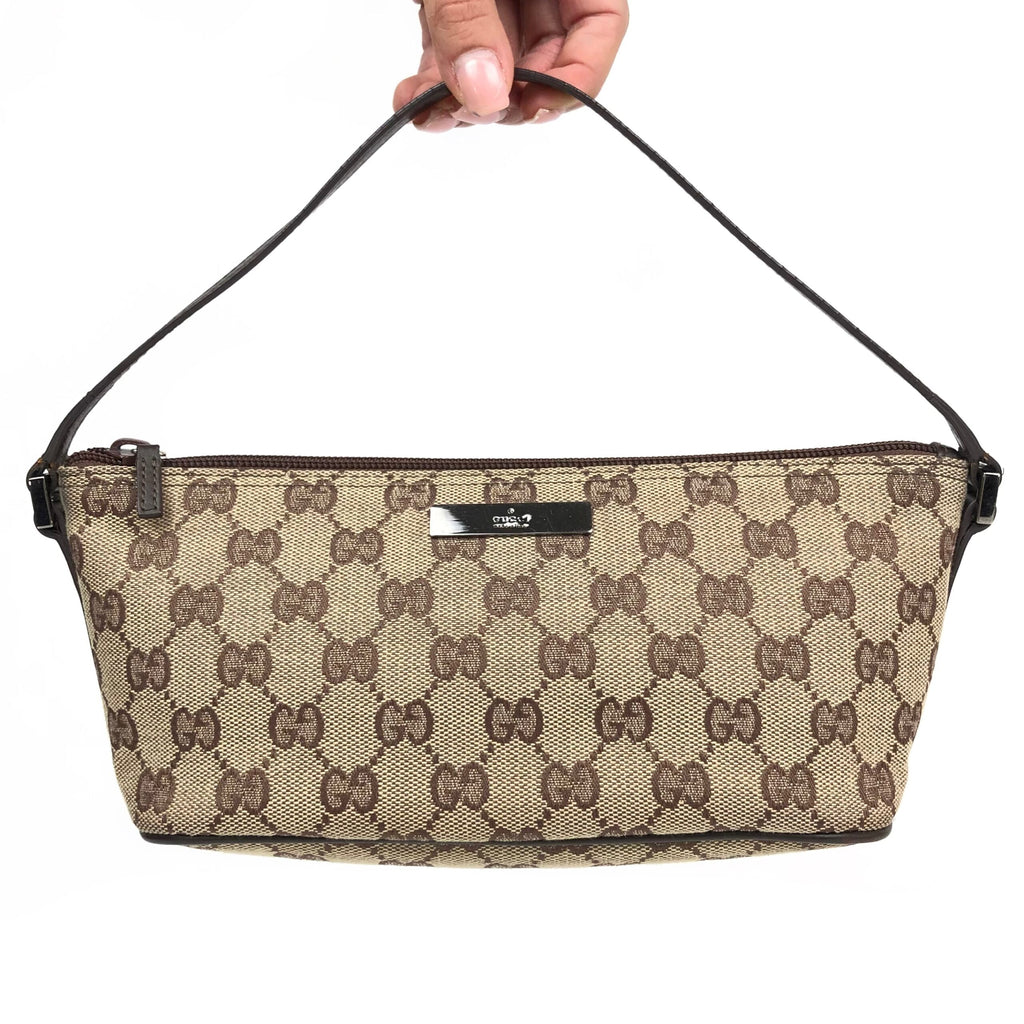 GUCCI MONOGRAM SHOULDER BAG