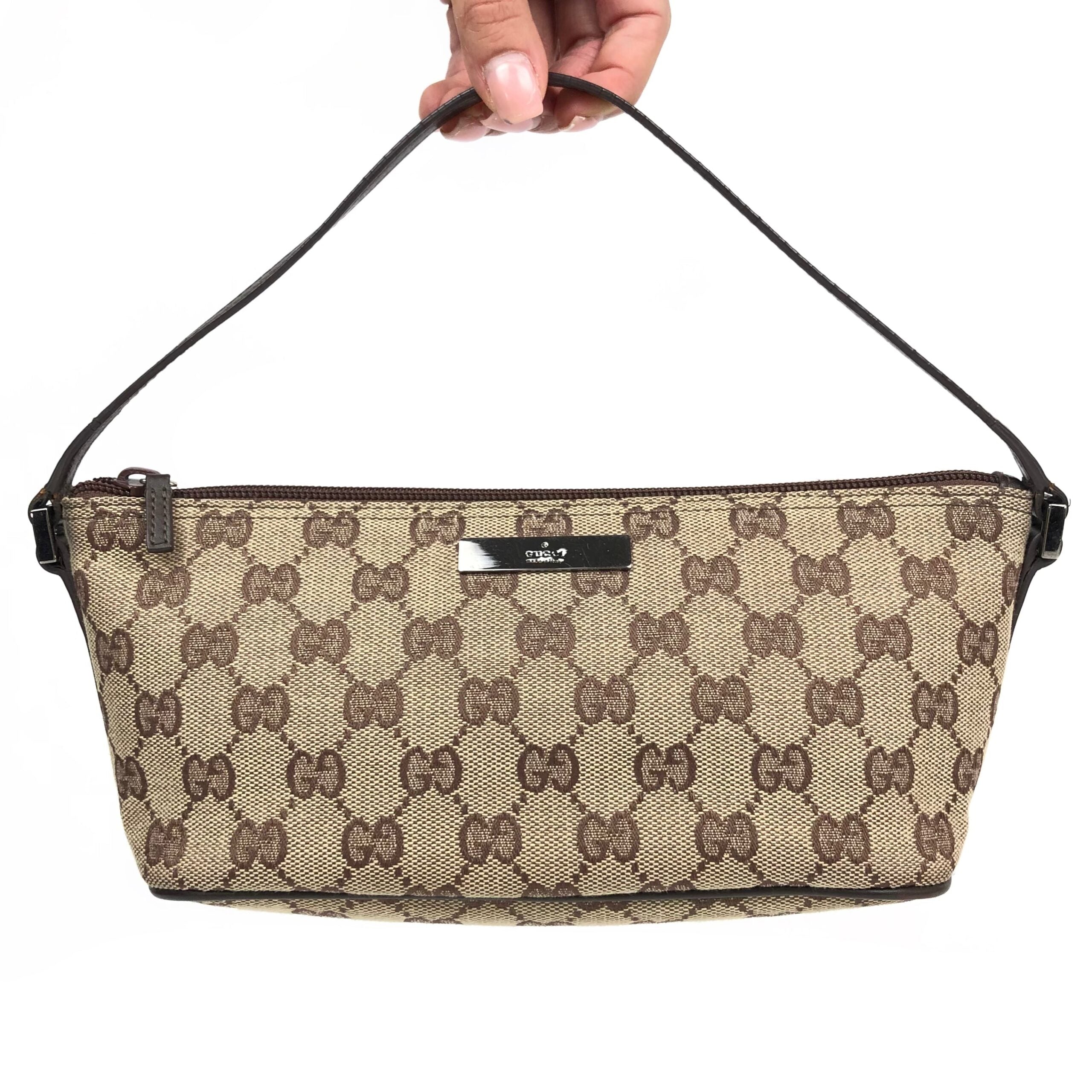 GUCCI MONOGRAM SHOULDER BAG
