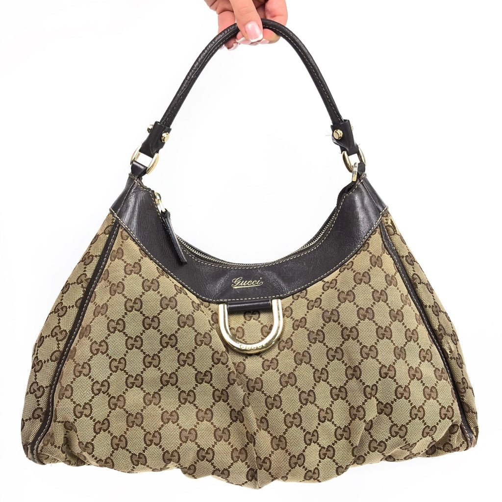 GUCCI MONOGRAM ABBEY SHOULDER BAG