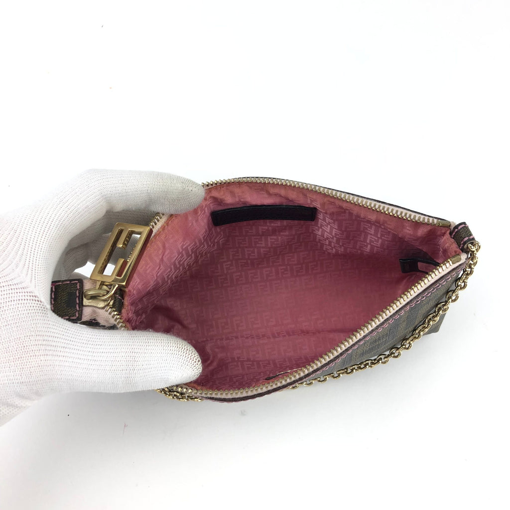 FENDI ZUCCA CHAIN BAG