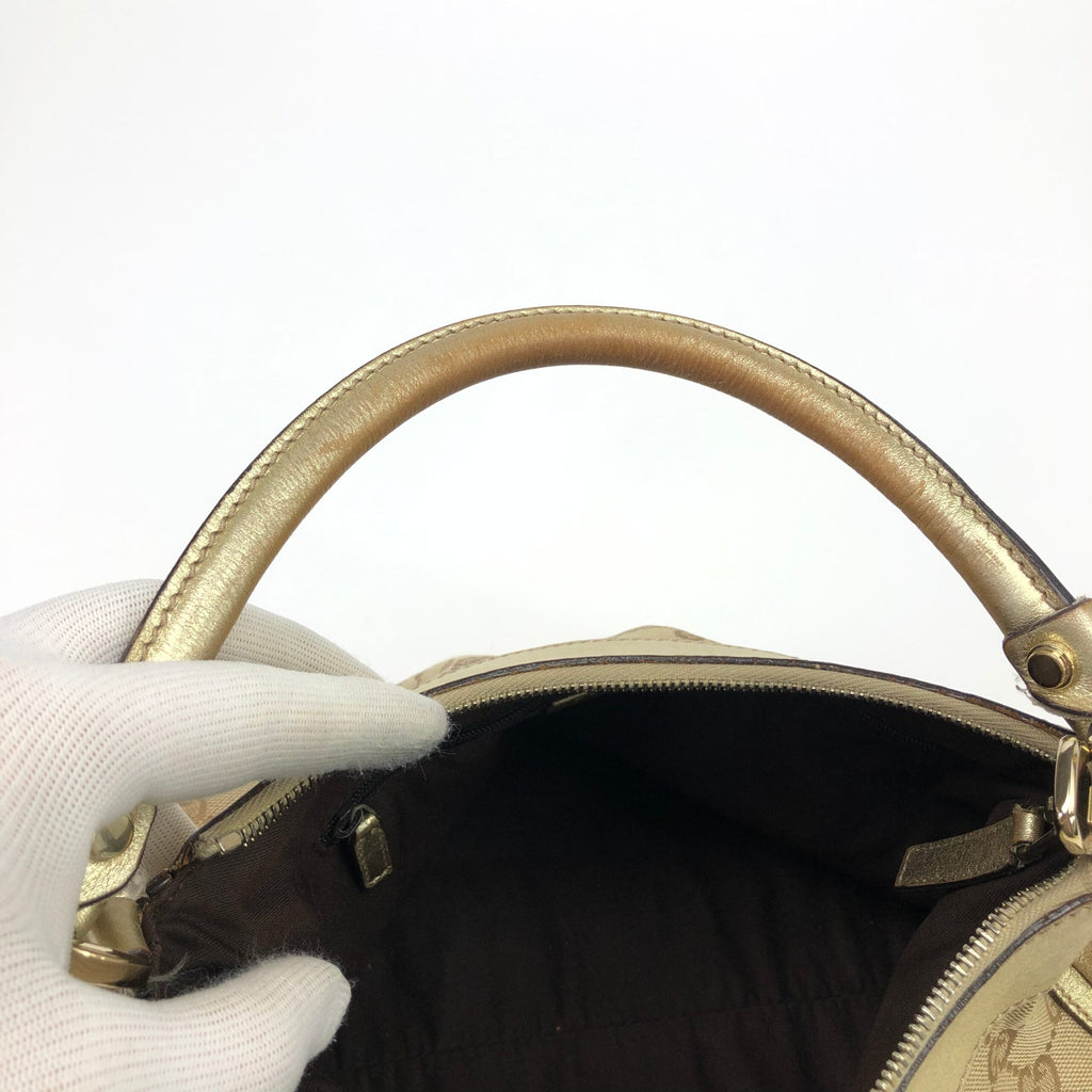 GUCCI ABBEY MONOGRAM SHOULDER BAG