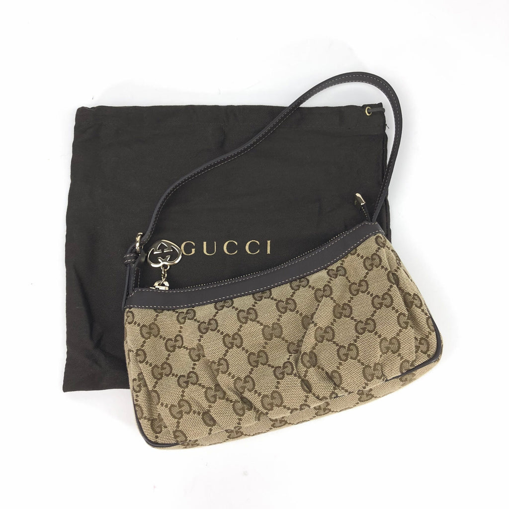 GUCCI MONOGRAM SHOULDER BAG