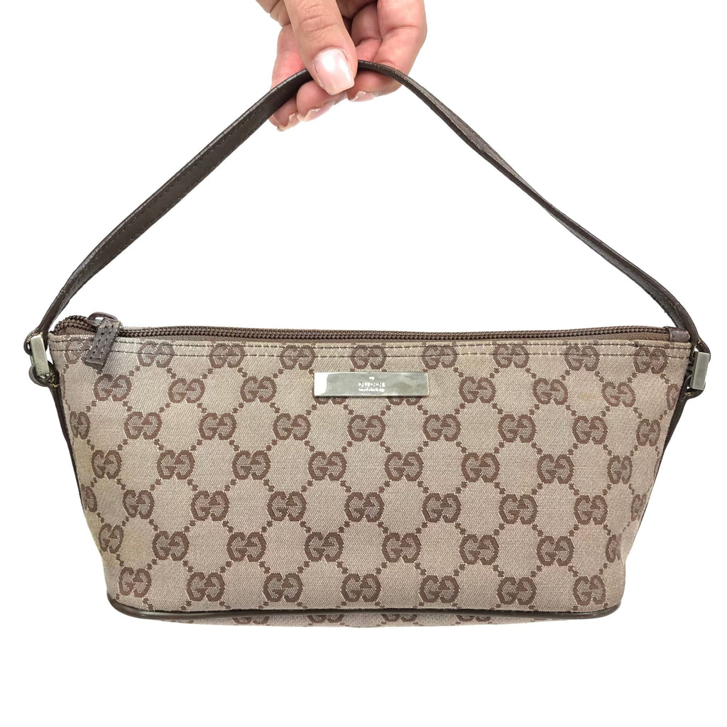 GUCCI MONOGRAM SHOULDER BAG