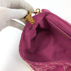 LOUIS VUITTON DENIM PLEATY SHOULDER BAG