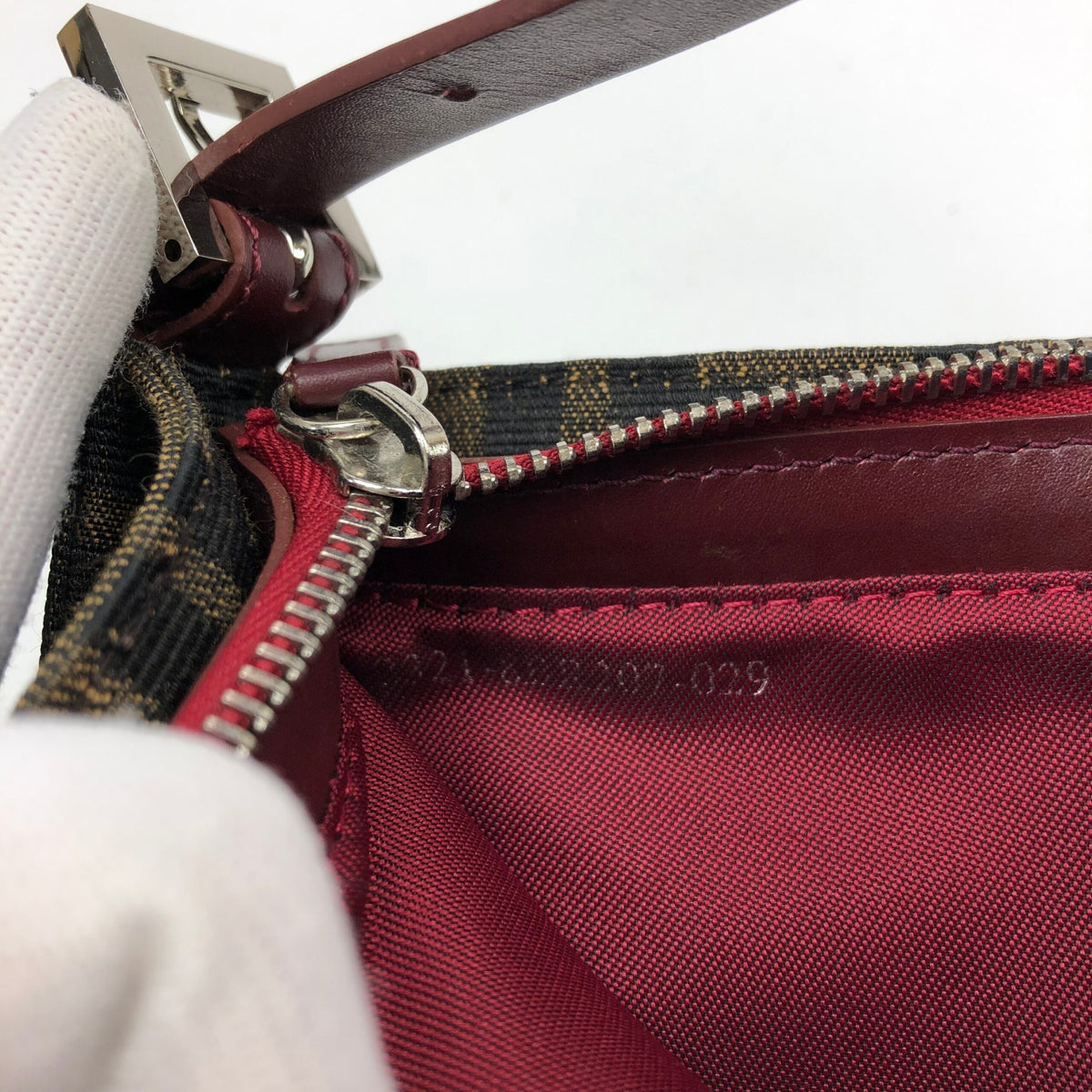FENDI ZUCCA SHOULDER BAG
