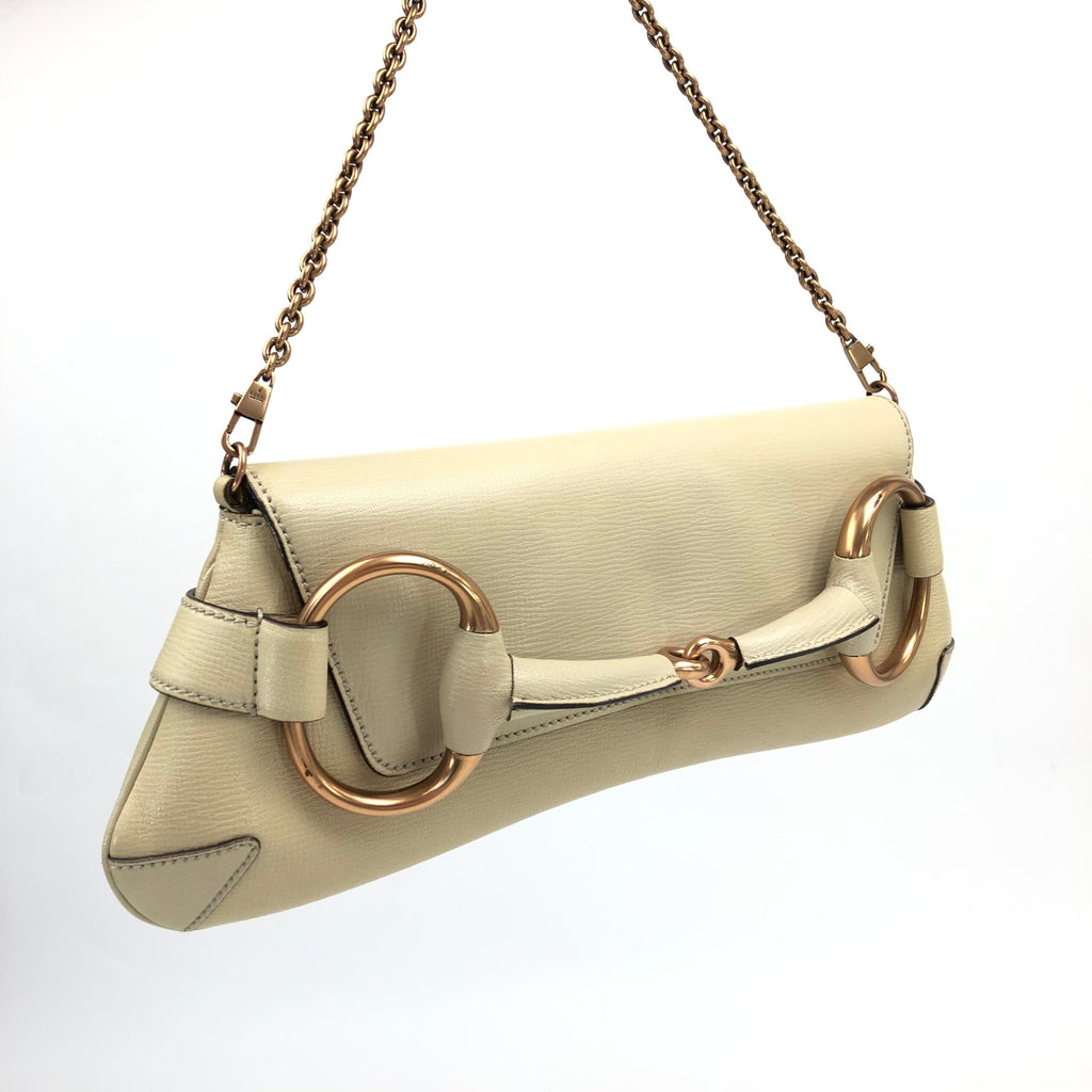 GUCCI HORSEBIT TOM FORD CHAIN LEATHER SHOULDER BAG