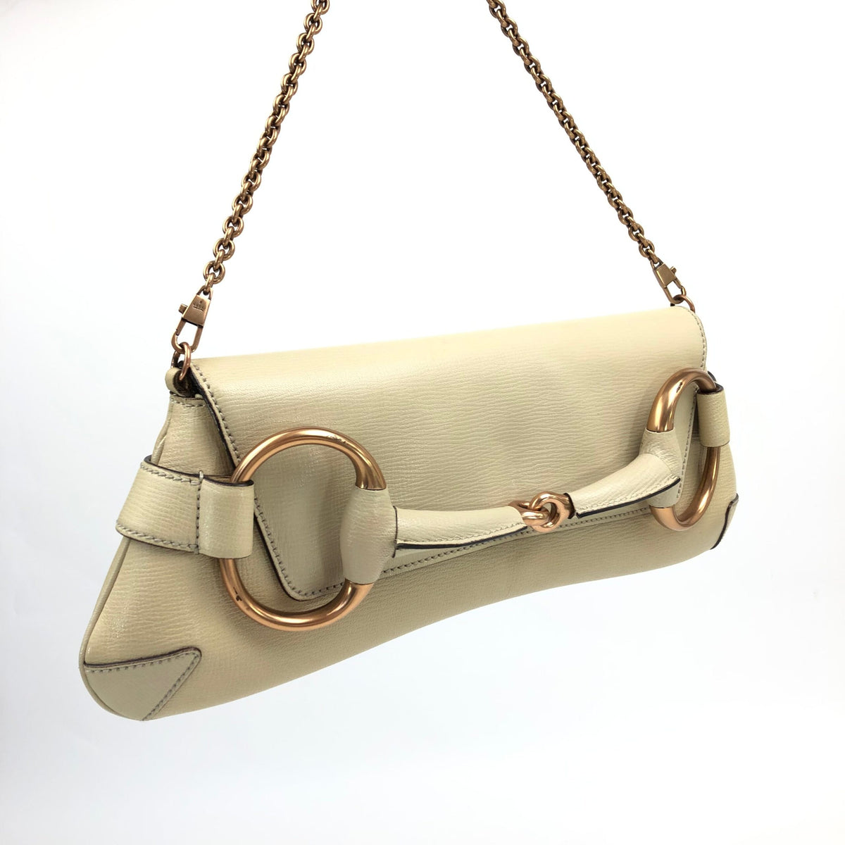 GUCCI HORSEBIT TOM FORD CHAIN LEATHER SHOULDER BAG