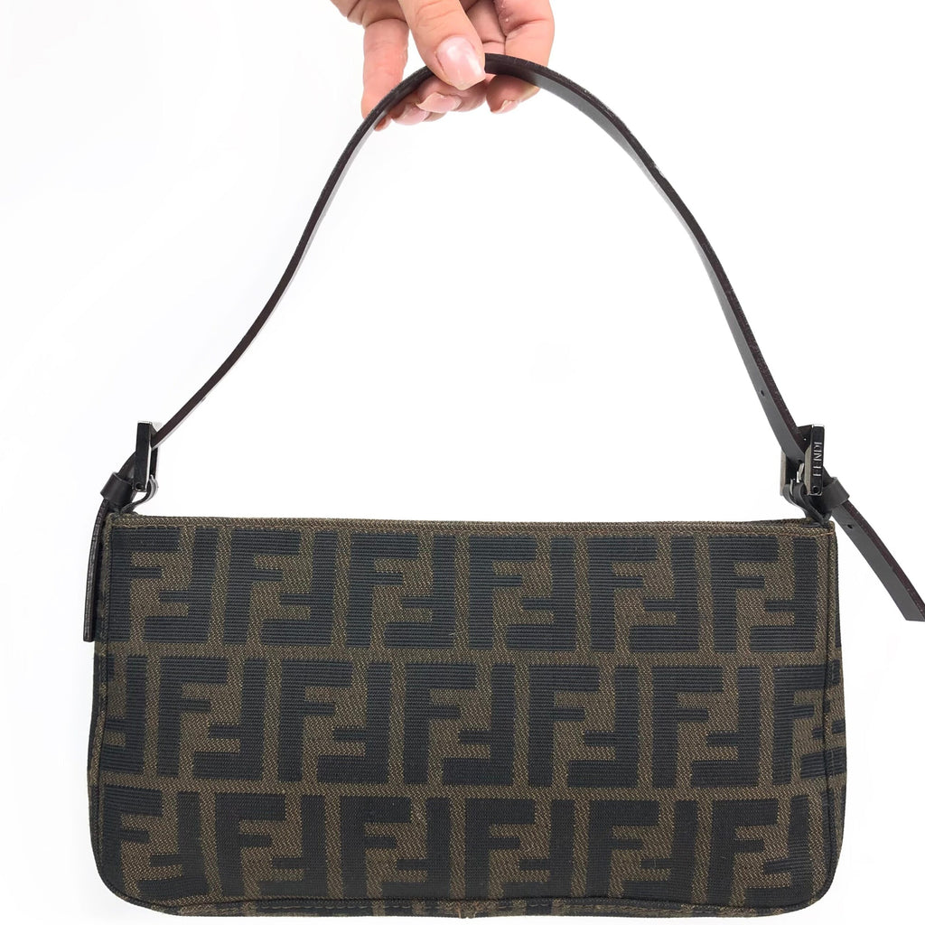 FENDI ZUCCA SHOULDER BAG