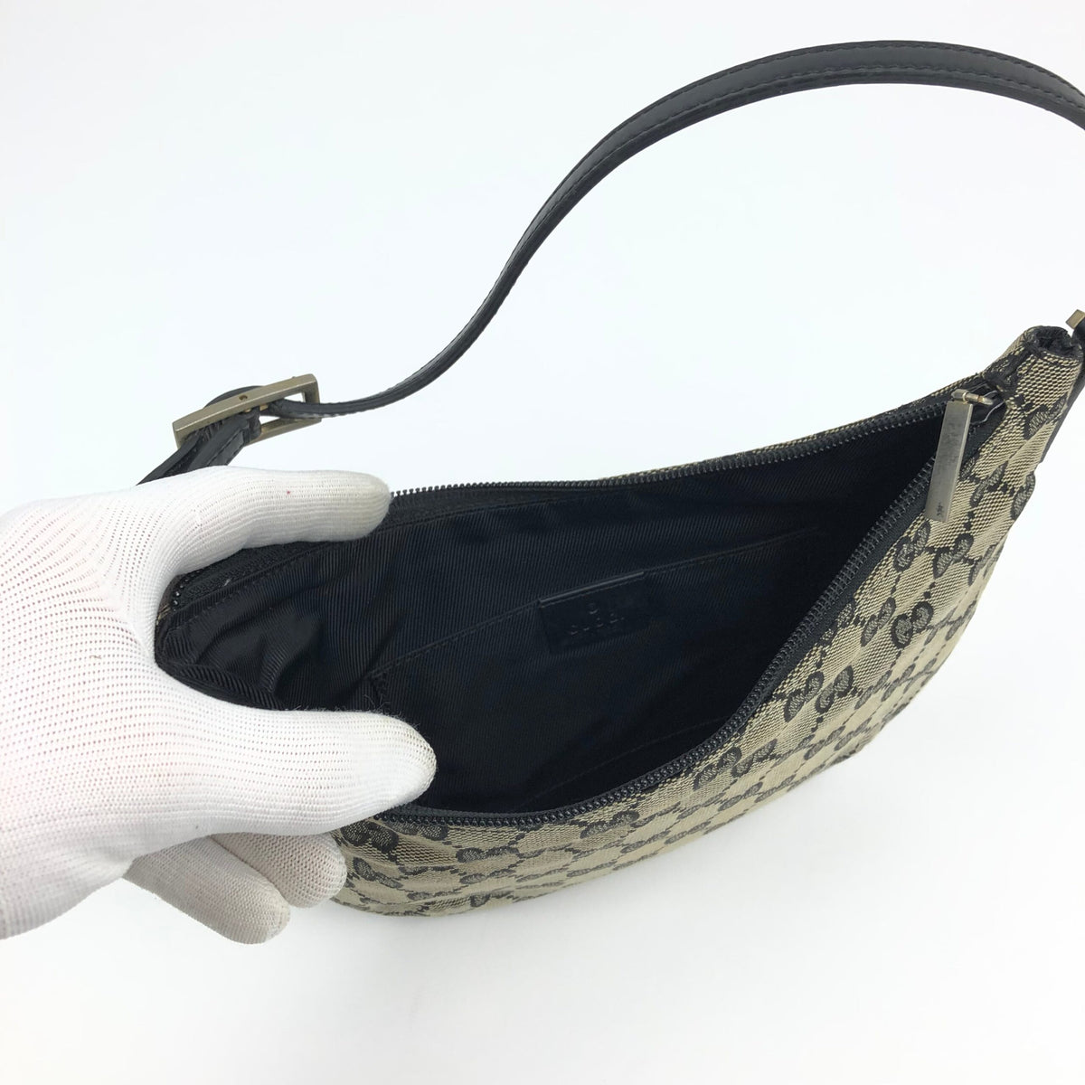 GUCCI MONOGRAM SHOULDER BAG