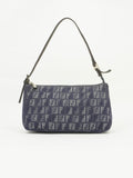 FENDI DENIM ZUCCA SHOULDER BAG