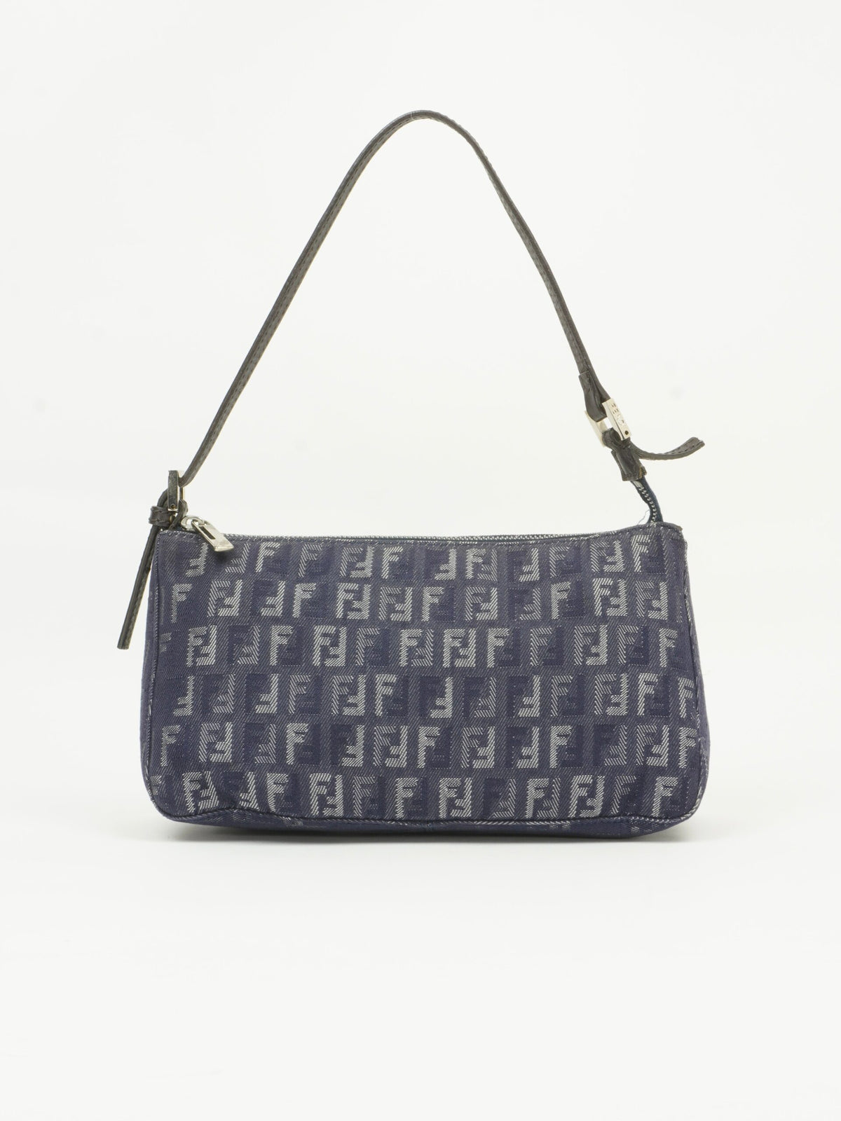 FENDI DENIM ZUCCA SHOULDER BAG