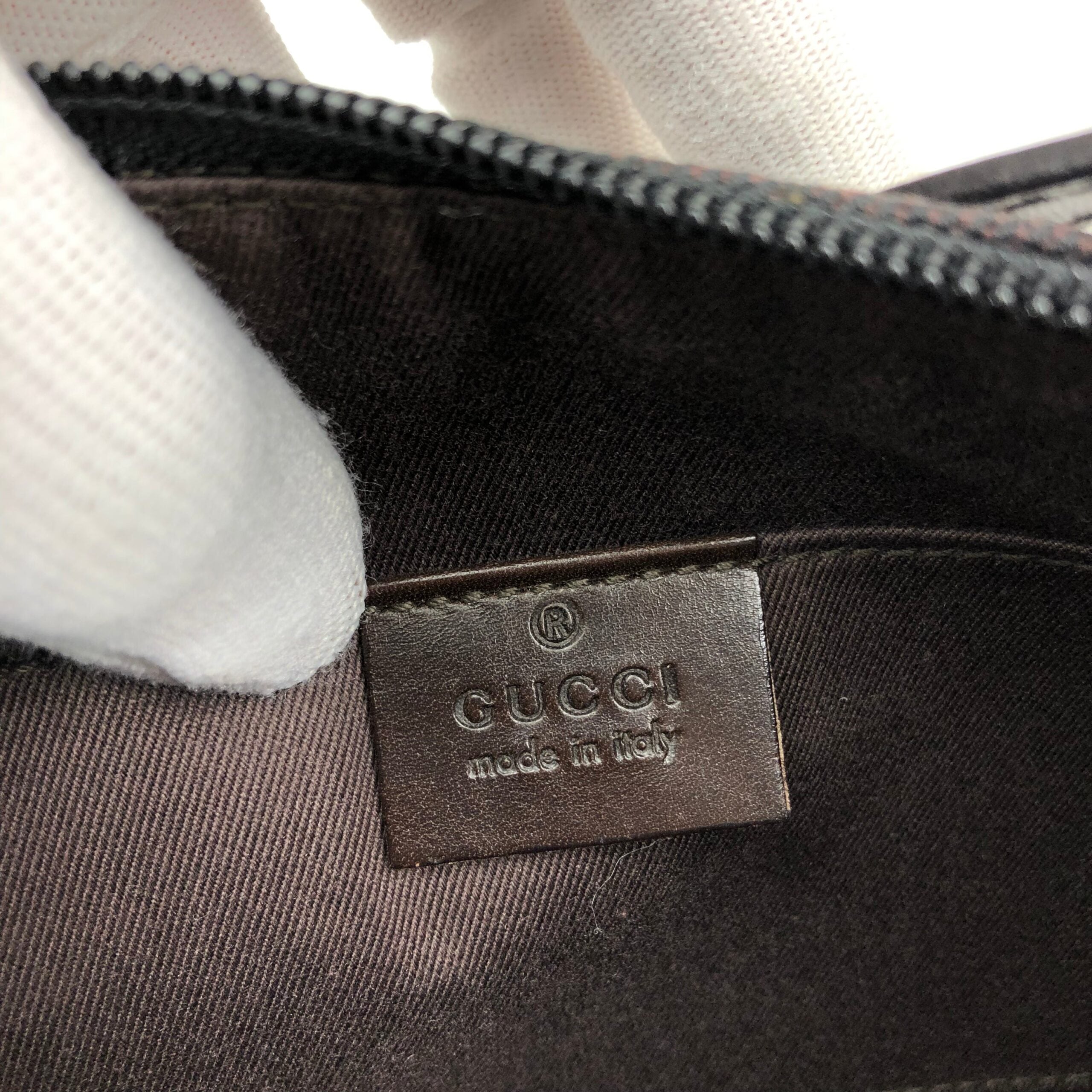 GUCCI MONOGRAM SHOULDER BAG