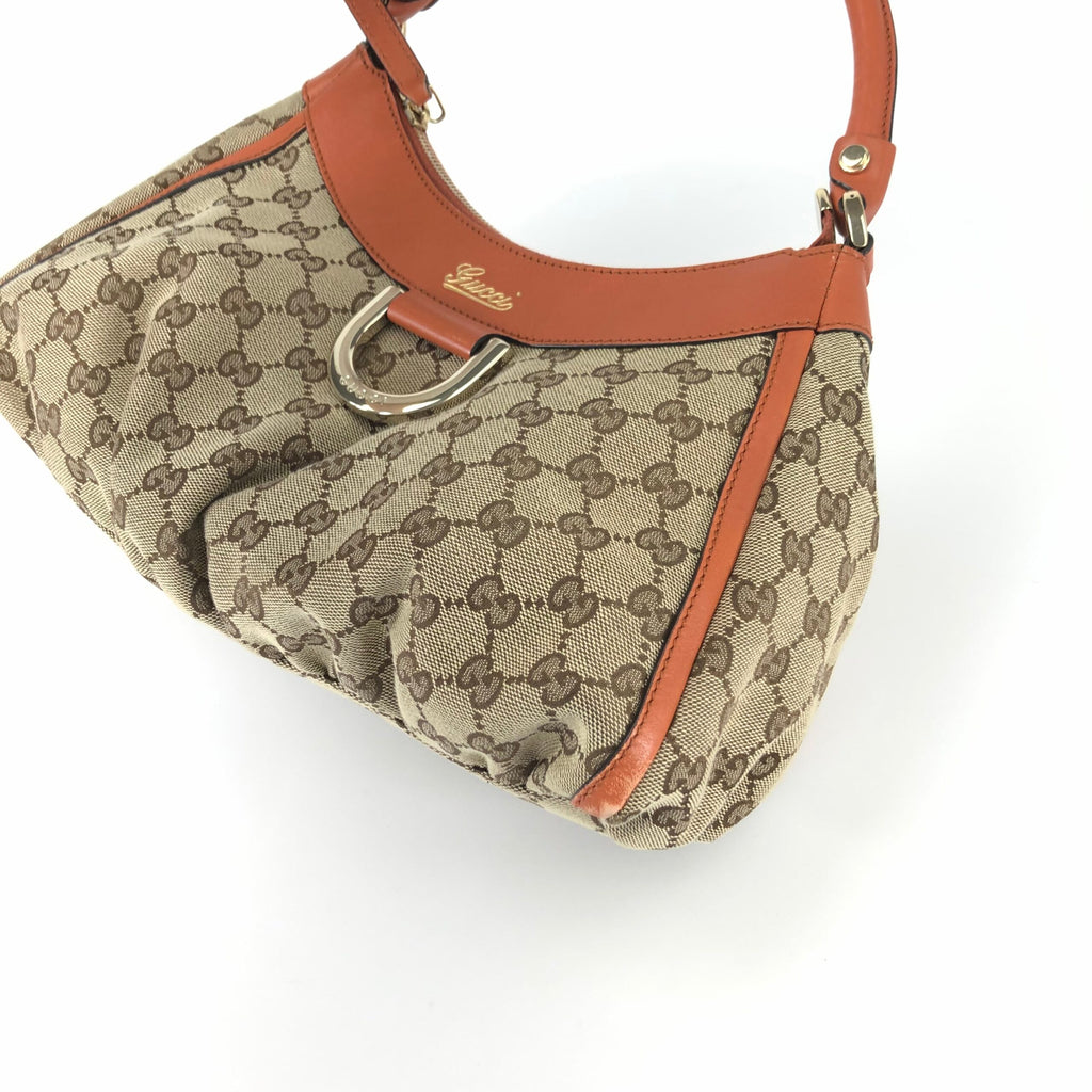 GUCCI ABBEY MONOGRAM SHOULDER BAG