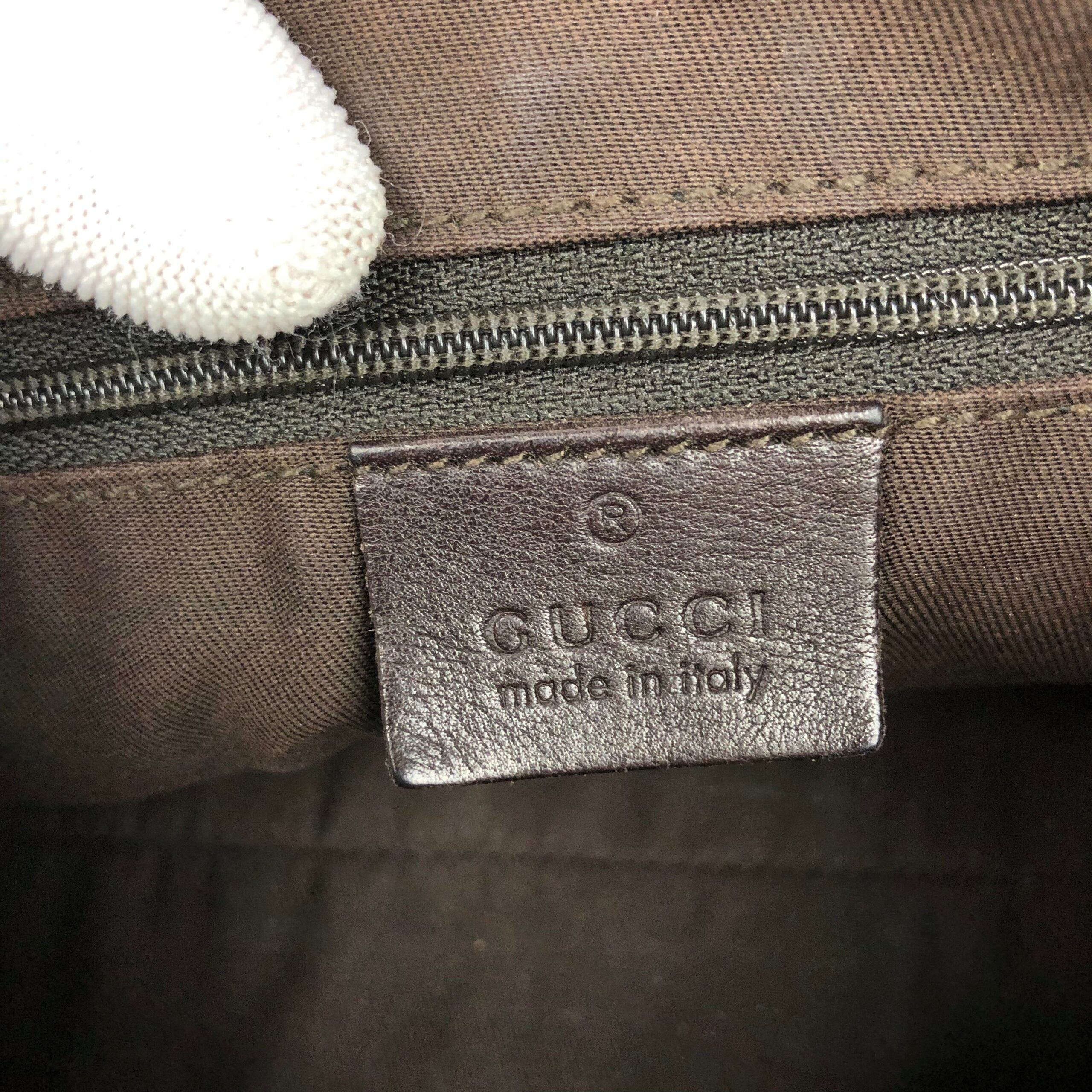 GUCCI MONOGRAM ABBEY BAG