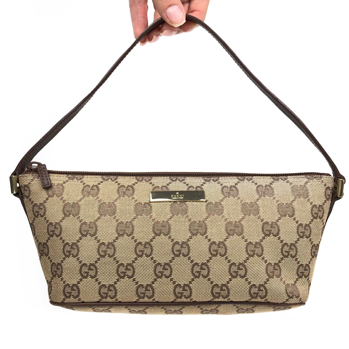 GUCCI MONOGRAM SHOULDER BAG