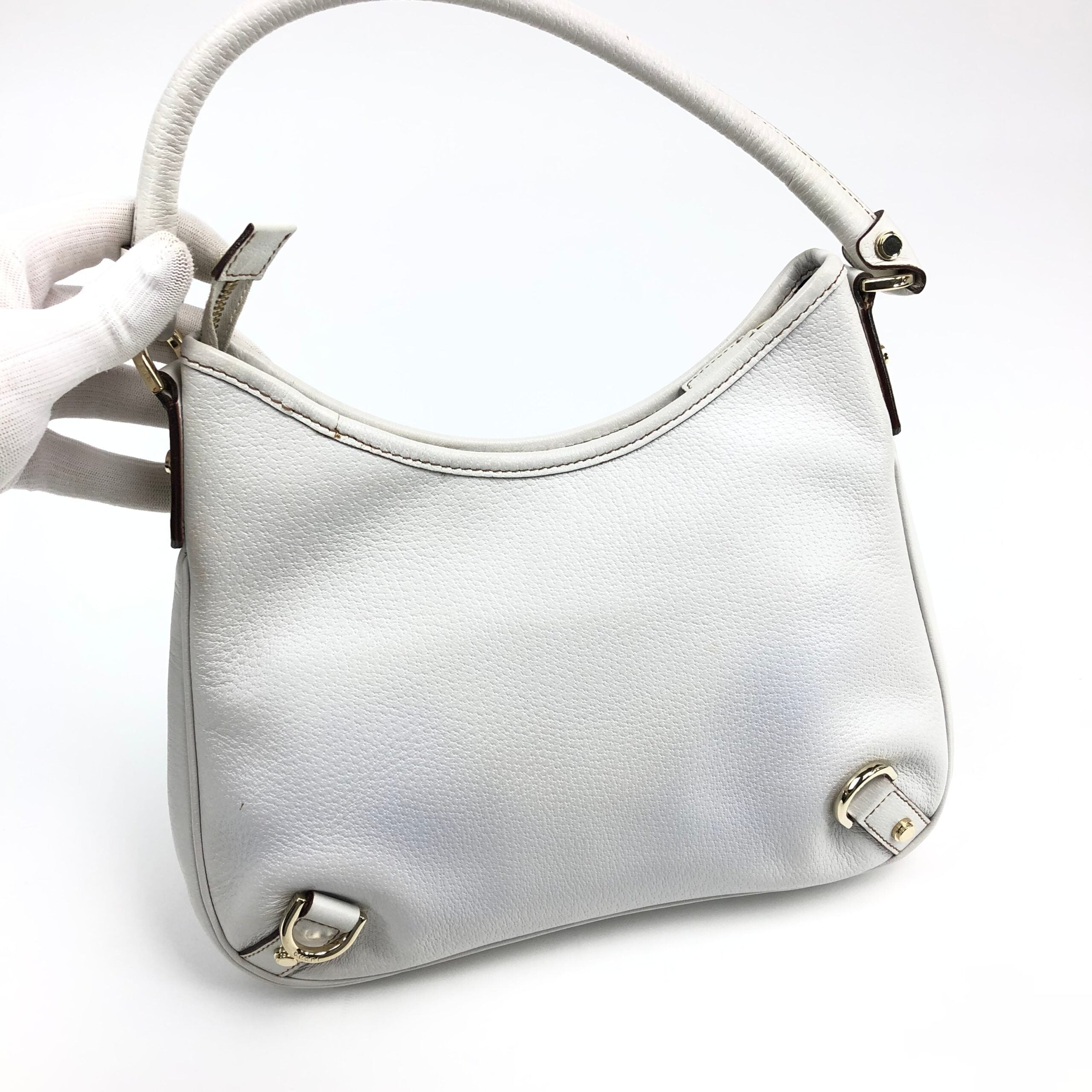 GUCCI LEATHER SHOULDER BAG