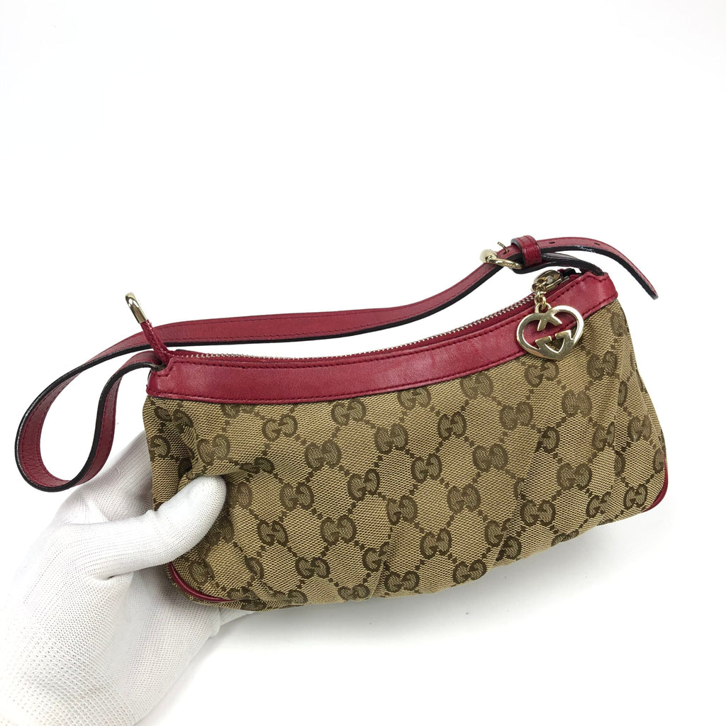 GUCCI MONOGRAM SHOULDER BAG