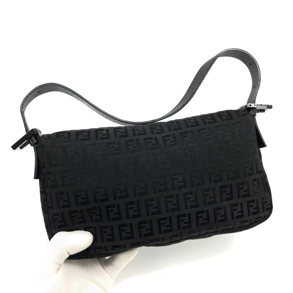 FENDI ZUCCA BAGUETTE SHOULDER BAG