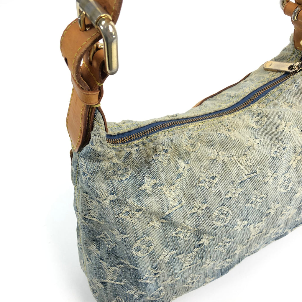 LOUIS VUITTON BAGGY PM DENIM SHOULDER BAG