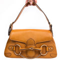GUCCI HORSEBIT CHAIN LEATHER SHOULDER BAG