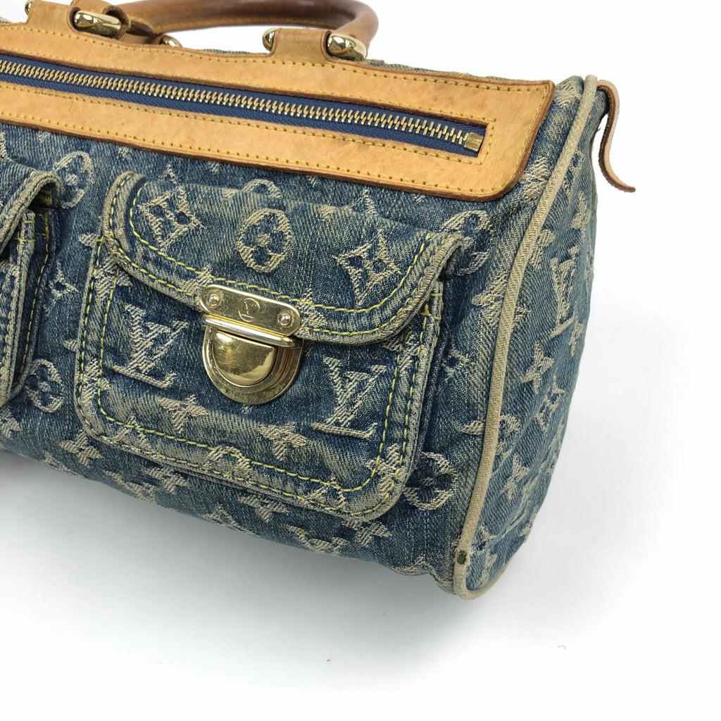 LOUIS VUITTON NEO SPEEDY DENIM BAG