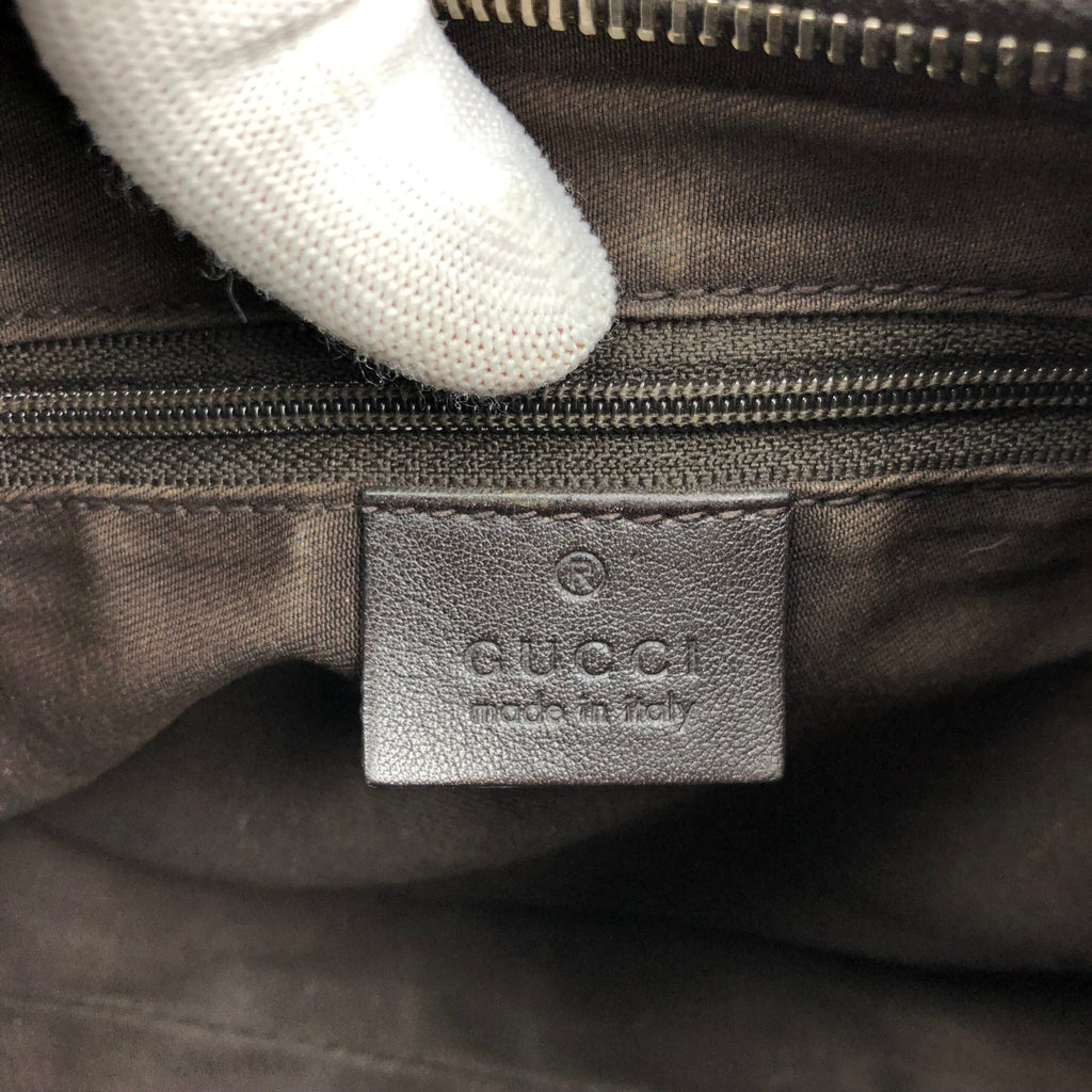 GUCCI ABBEY MONOGRAM SHOULDER BAG