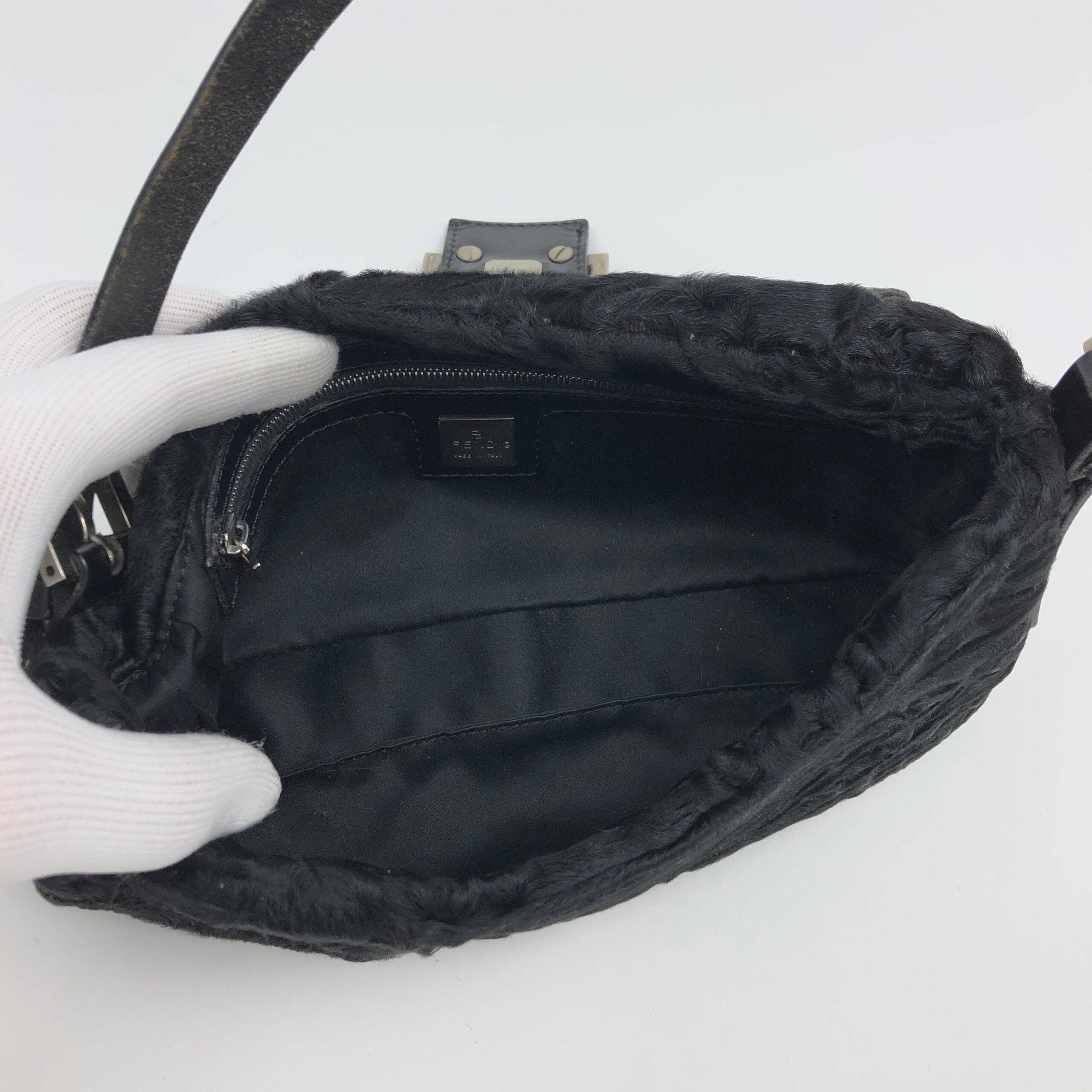 FENDI PERSIAN LAMB FUR BAGUETTE