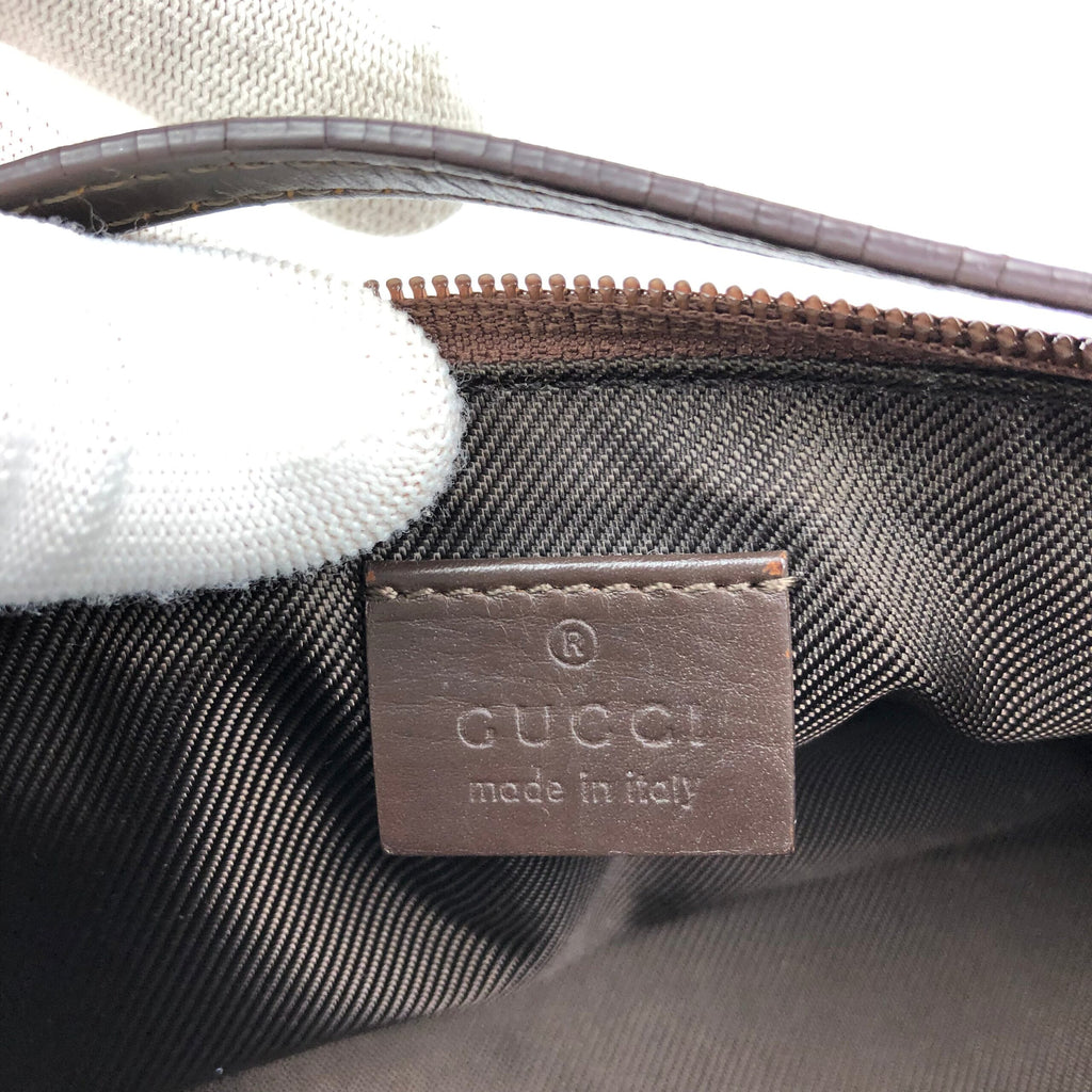GUCCI MONOGRAM SHOULDER BAG