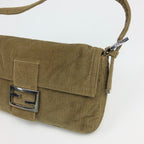 FENDI CORDUROY BAGUETTE BAG