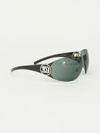CHANEL RIMLESS CC LOGO SUNGLASSES