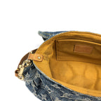 LOUIS VUITTON DENIM PLEATY SHOULDER BAG
