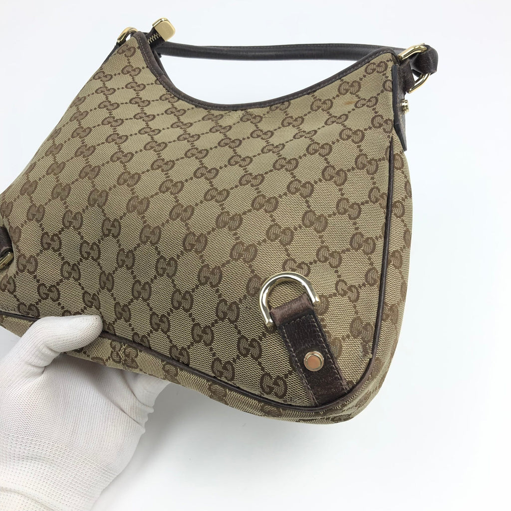 GUCCI MONOGRAM SHOULDER BAG