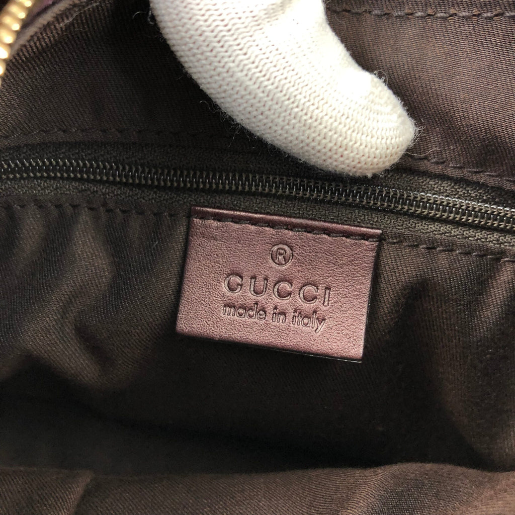 GUCCI ABBEY MONOGRAM SHOULDER BAG