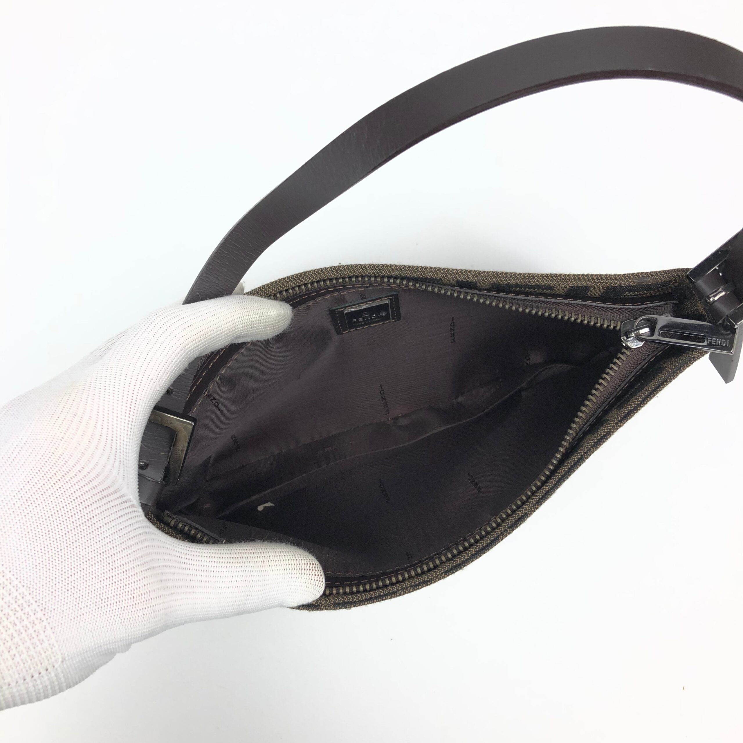 FENDI ZUCCA SHOULDER BAG