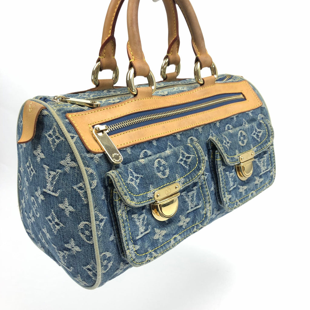LOUIS VUITTON NEO SPEEDY DENIM BAG