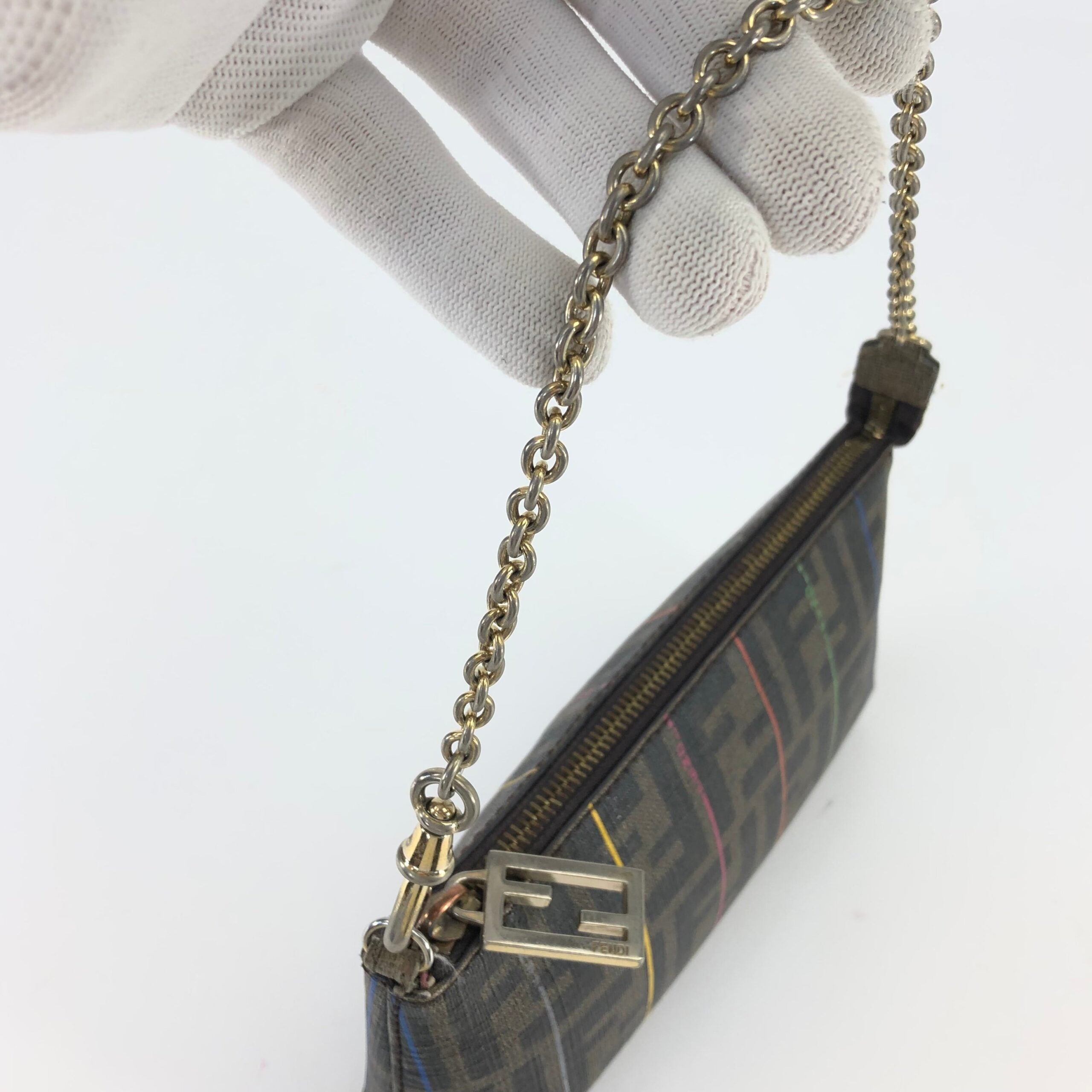 FENDI ZUCCA CHAIN BAG