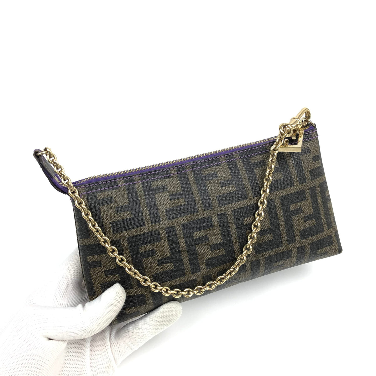 FENDI ZUCCA SHOULDER BAG