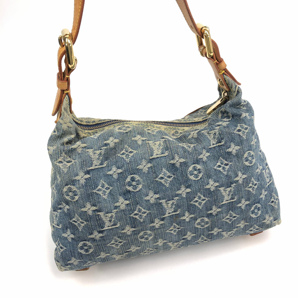 LOUIS VUITTON BAGGY PM DENIM SHOULDER BAG