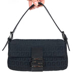 FENDI MONOGRAM BAGUETTE SHOULDER BAG