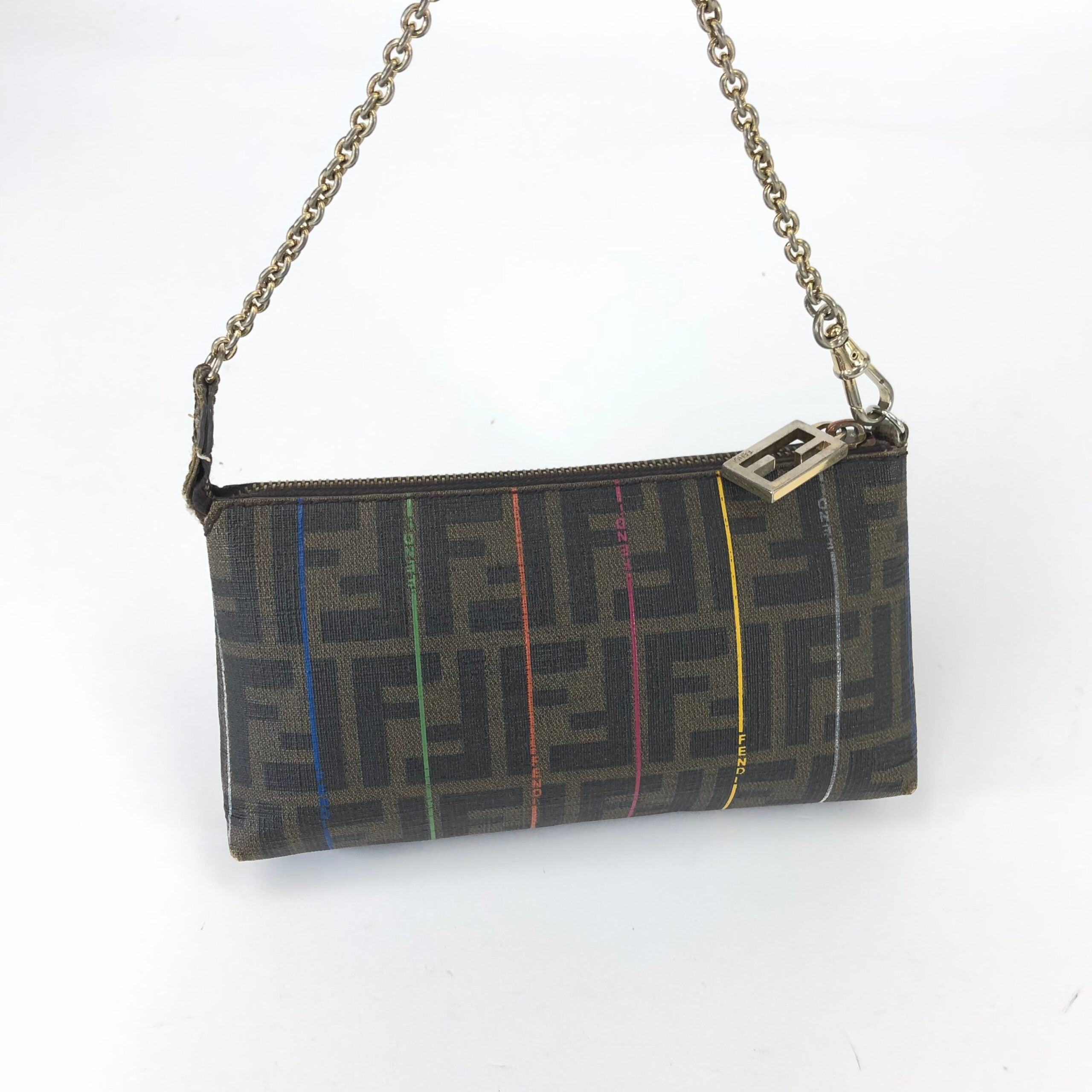 FENDI ZUCCA CHAIN BAG