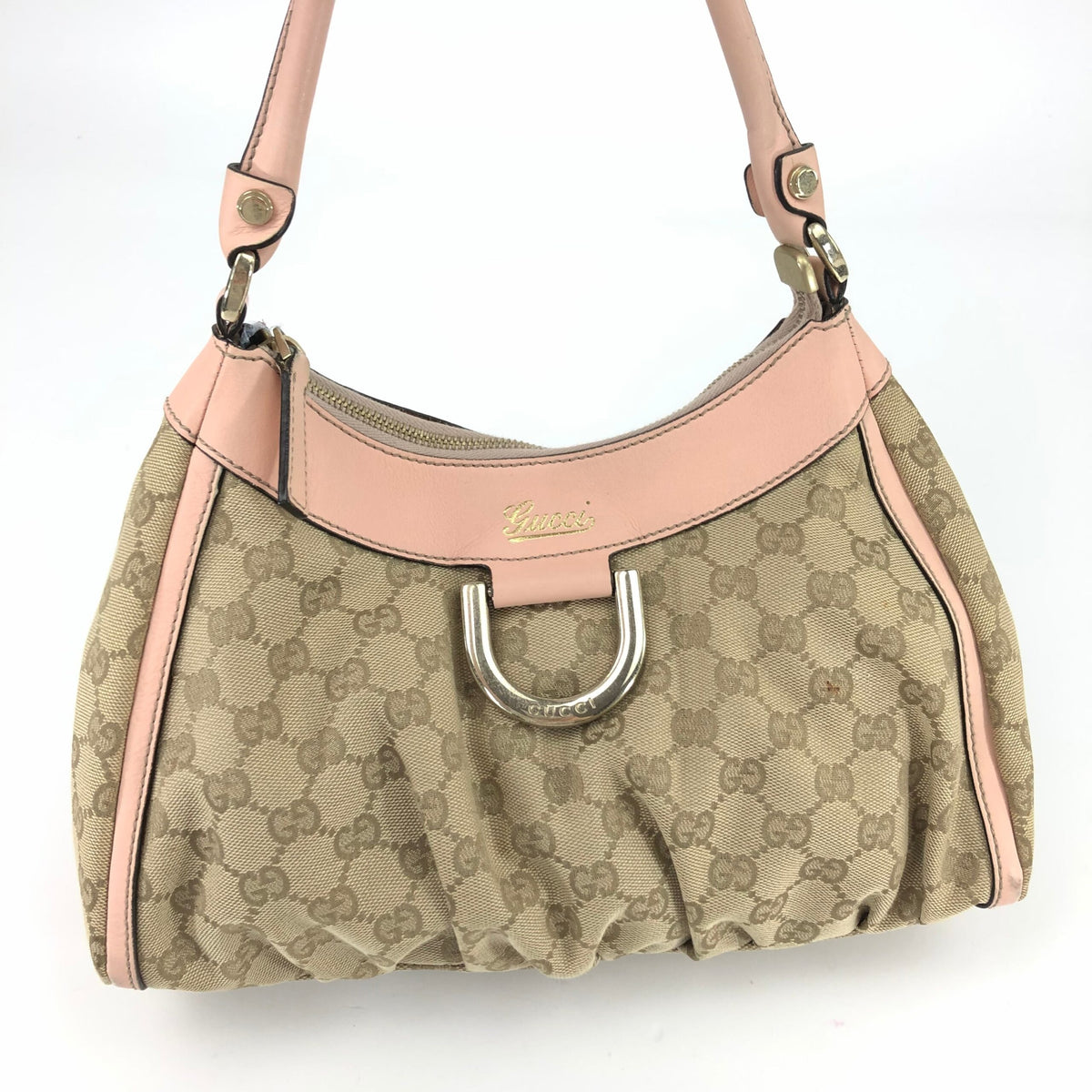 GUCCI ABBEY MONOGRAM SHOULDER BAG