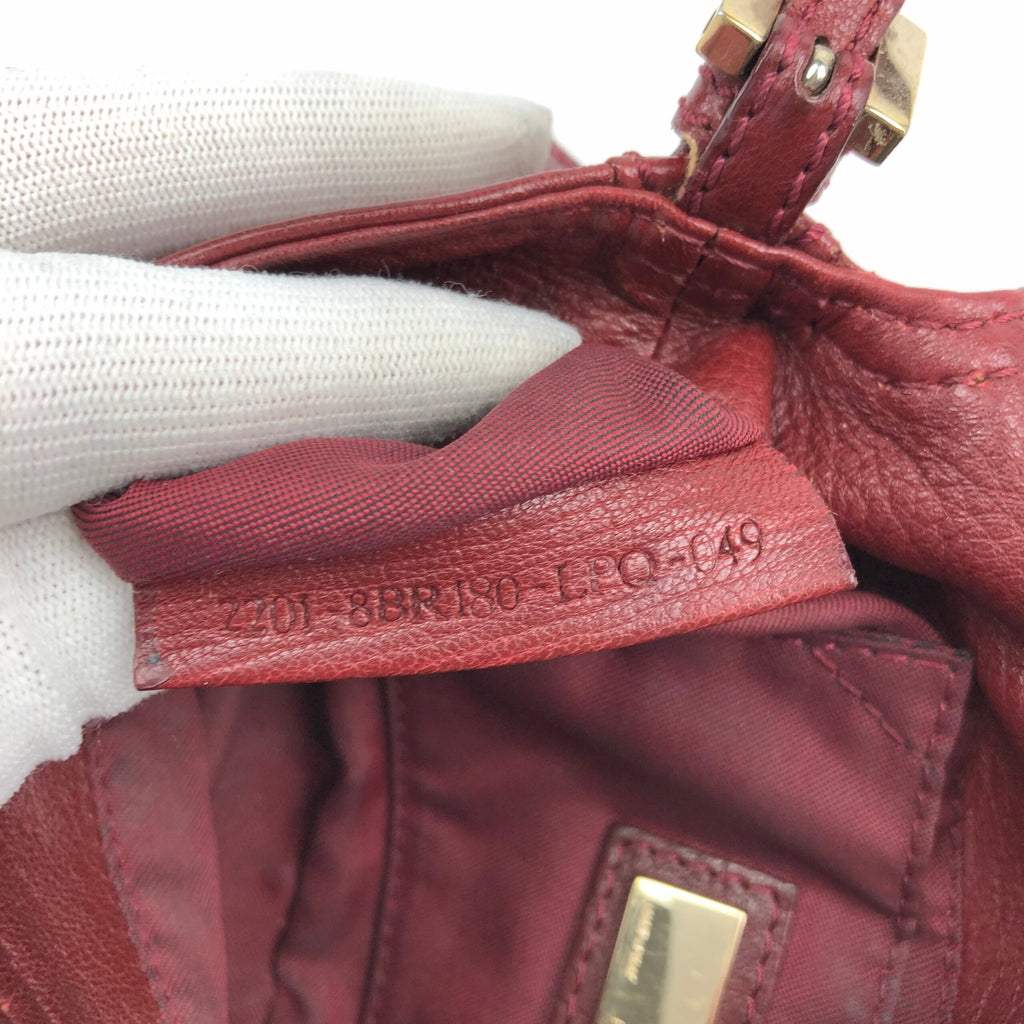 FENDI LEATHER BAGUETTE BAG
