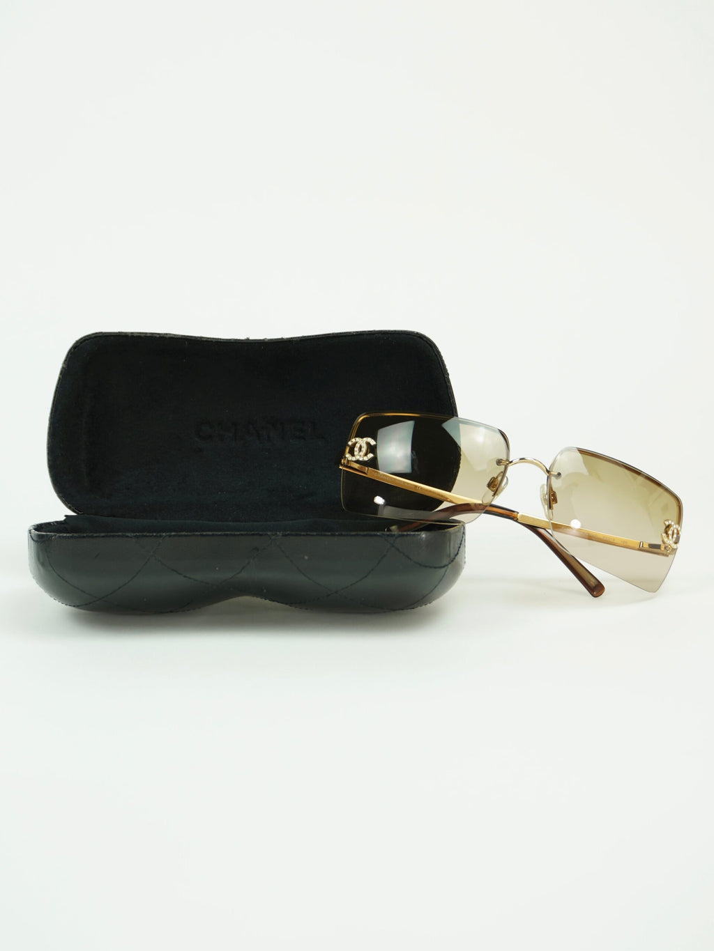 CHANEL RHINESTONE SUNGLASSES